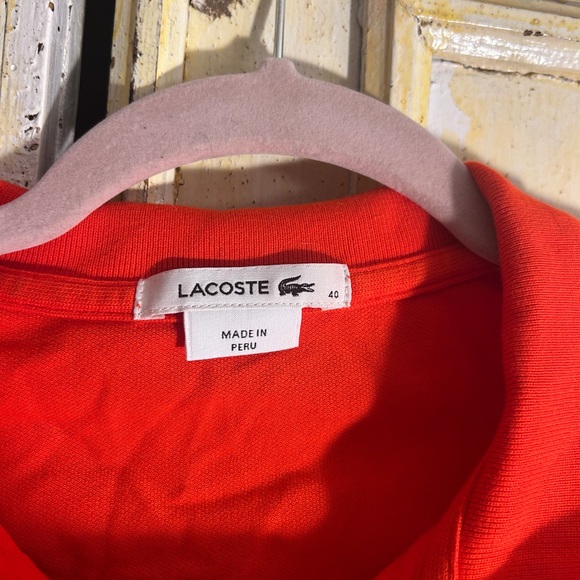 Lacoste Red Polo Shirt - Picture 2 of 4